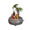 Spieldose Christi Geburt, grau