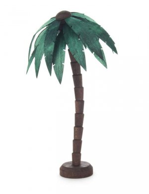 Palme, 16cm gebeizt