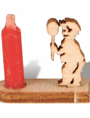 Miniatur Kerzenhalter Junge