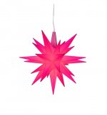 A1e magenta_1 Herrnhuter Stern Kunststoff 13cm magenta