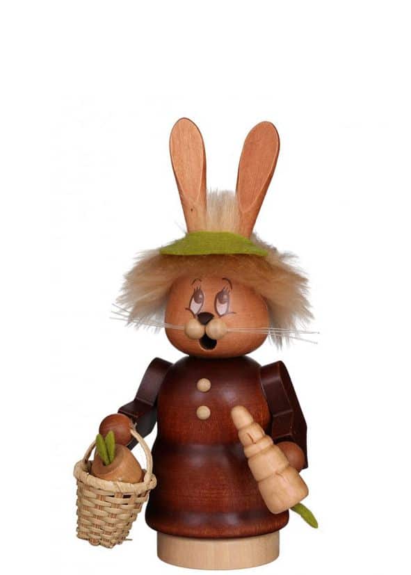 Räuchermann Miniwichtel Häsin mit Karotte