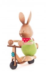 Osterhase Stupsi mit Roller