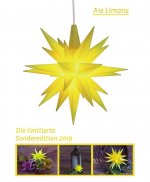 Herrnhuter Stern Kunststoff 13cm limone | Sonderedition 2019