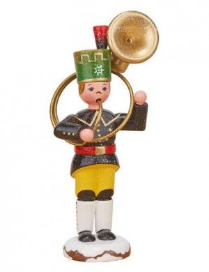 Winterkind Bergmann mit Sousaphone