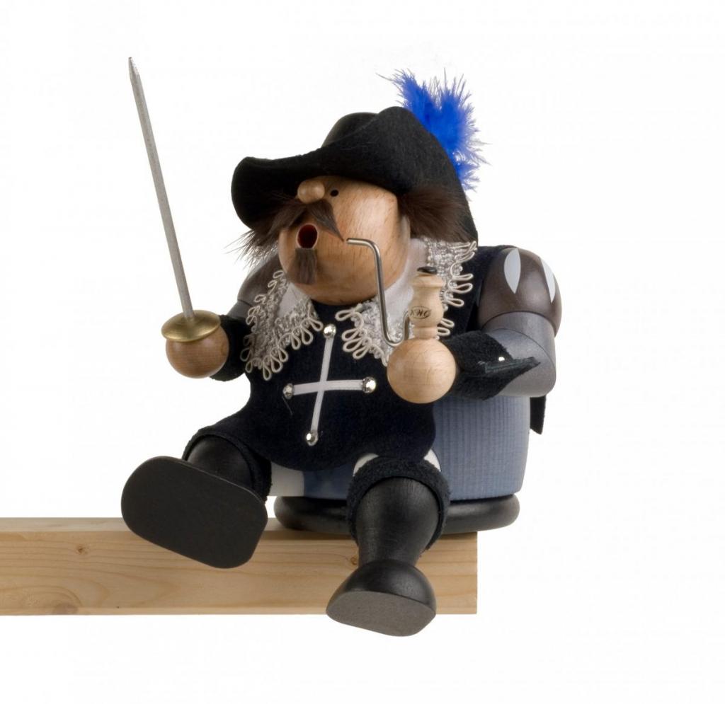 Räuchermann Kantenhocker Musketier Porthos