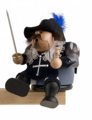 Räuchermann Kantenhocker Musketier Porthos