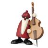 Weihnachtsmann mit Kontrabass