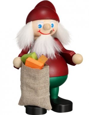 Räuchermann Weihnachtsheinzel mit Sack