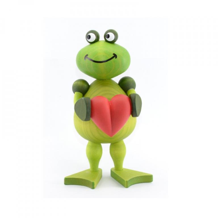 Frosch Freddy mit Blume Frosch Freddy mit Blume
