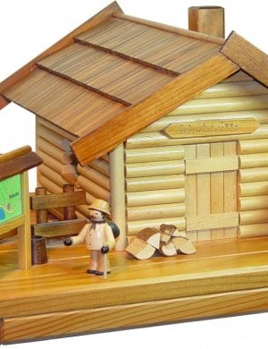 Räucher - Lichterhaus Schutzhütte mit Figur