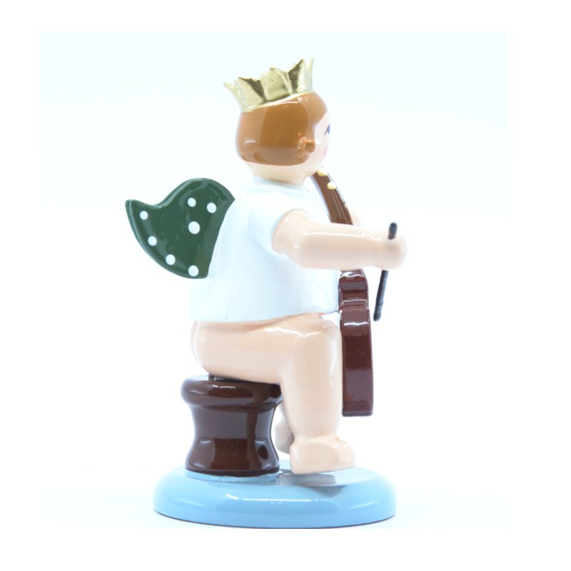 Engel mit Gambe und Krone
