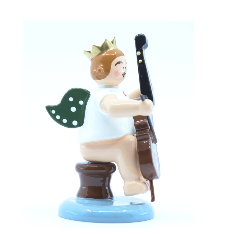 Engel mit Cello und Krone