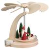 Bogenpyramide Weihnachtswichtel mit Schlitten, klein