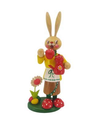 Räucherfigur Osterhasenfrau