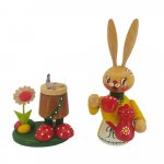Räucherfigur Osterhasenfrau