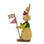 Hase mit Osterfahne