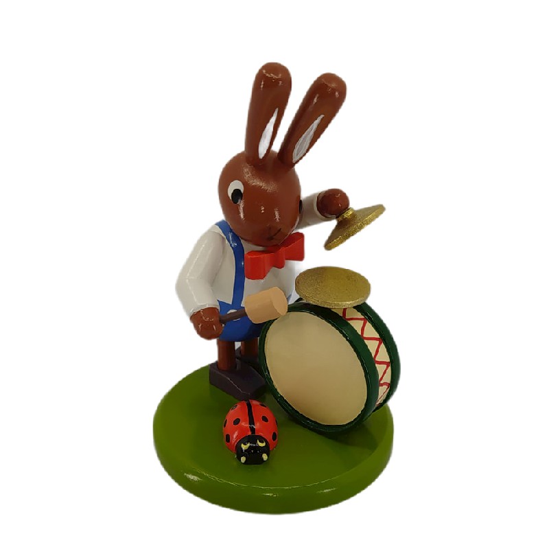 Hase mit Trommel und Käfer, klein