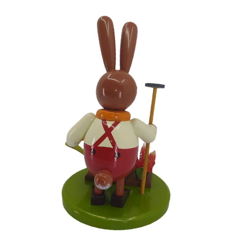Hase mit Maulwurf und Blumen, groß