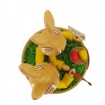 Osterhasen im Korb