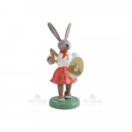 Blank Osterhase mit Becken, farbig