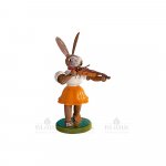 Blank Osterhase mit Violine, farbig