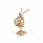 Blank Osterhase mit Gitarre, natur