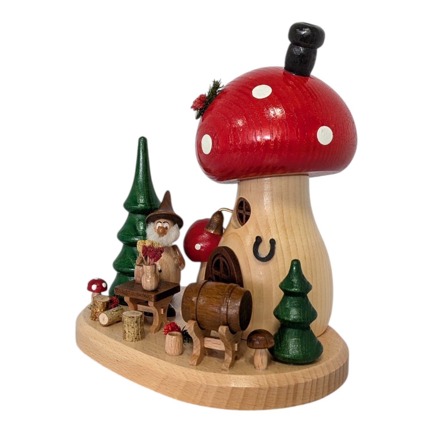 Räucherfigur Pilzhaus Pilzschänke