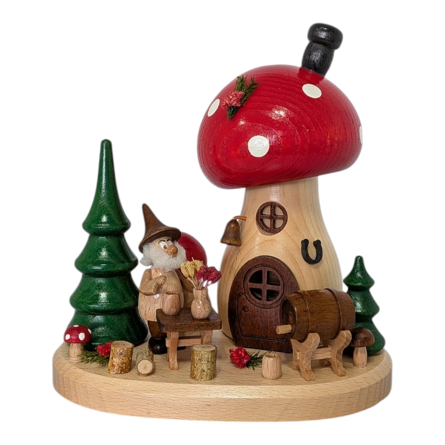 Räucherfigur Pilzhaus Pilzschänke
