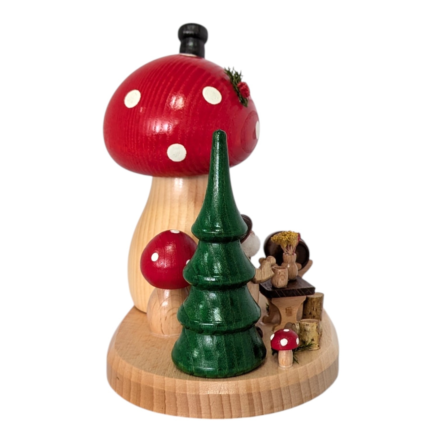Räucherfigur Pilzhaus Pilzschänke