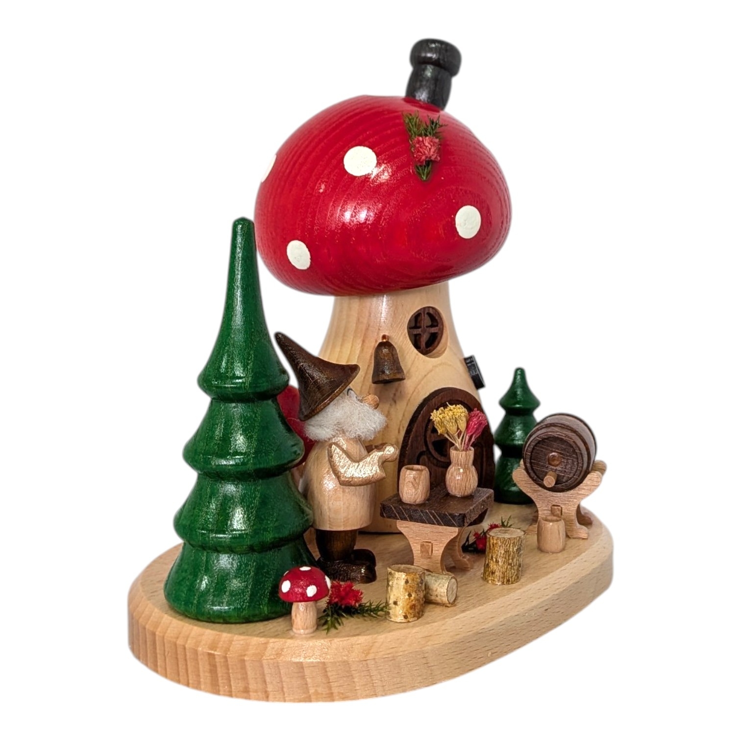 Räucherfigur Pilzhaus Pilzschänke