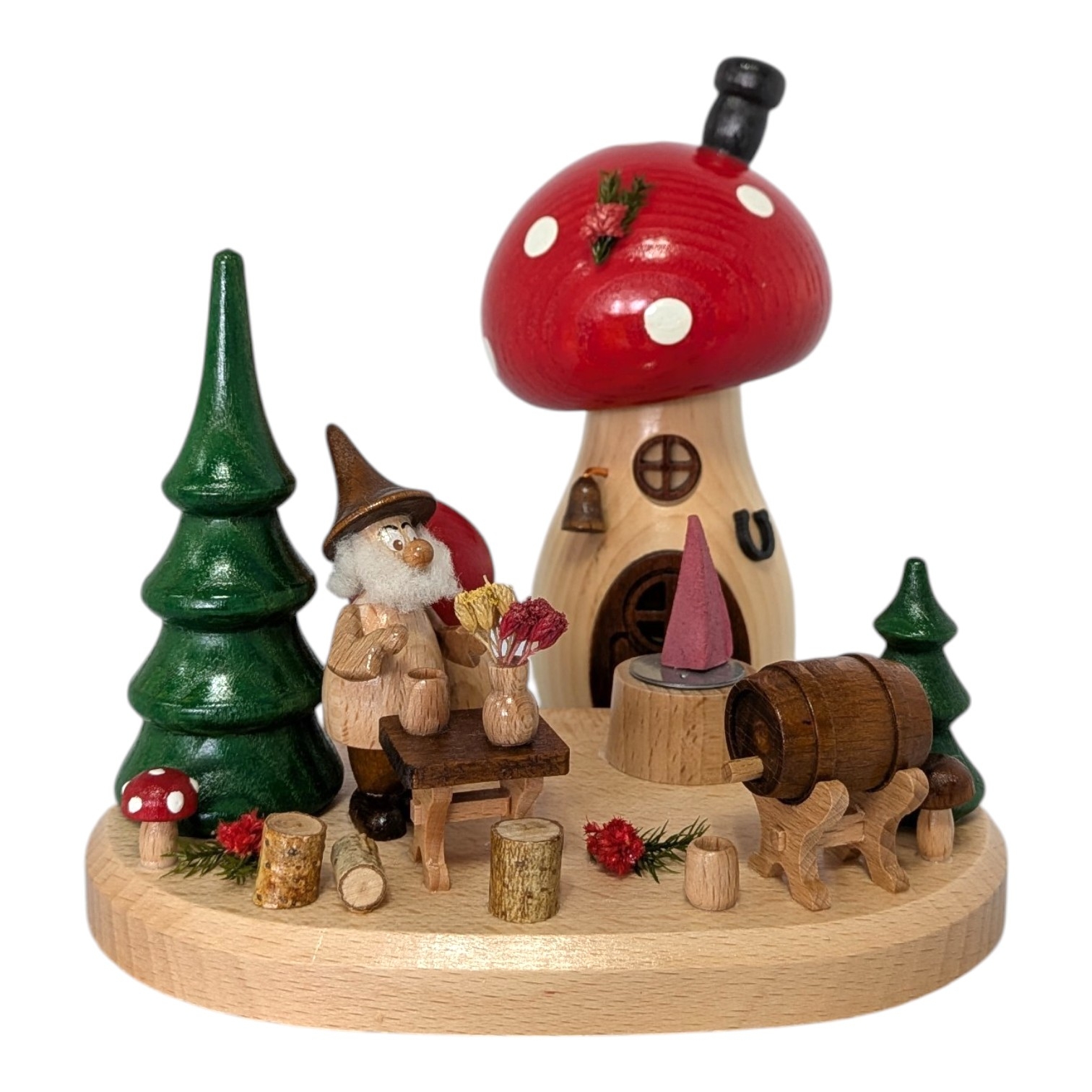 Räucherfigur Pilzhaus Pilzschänke