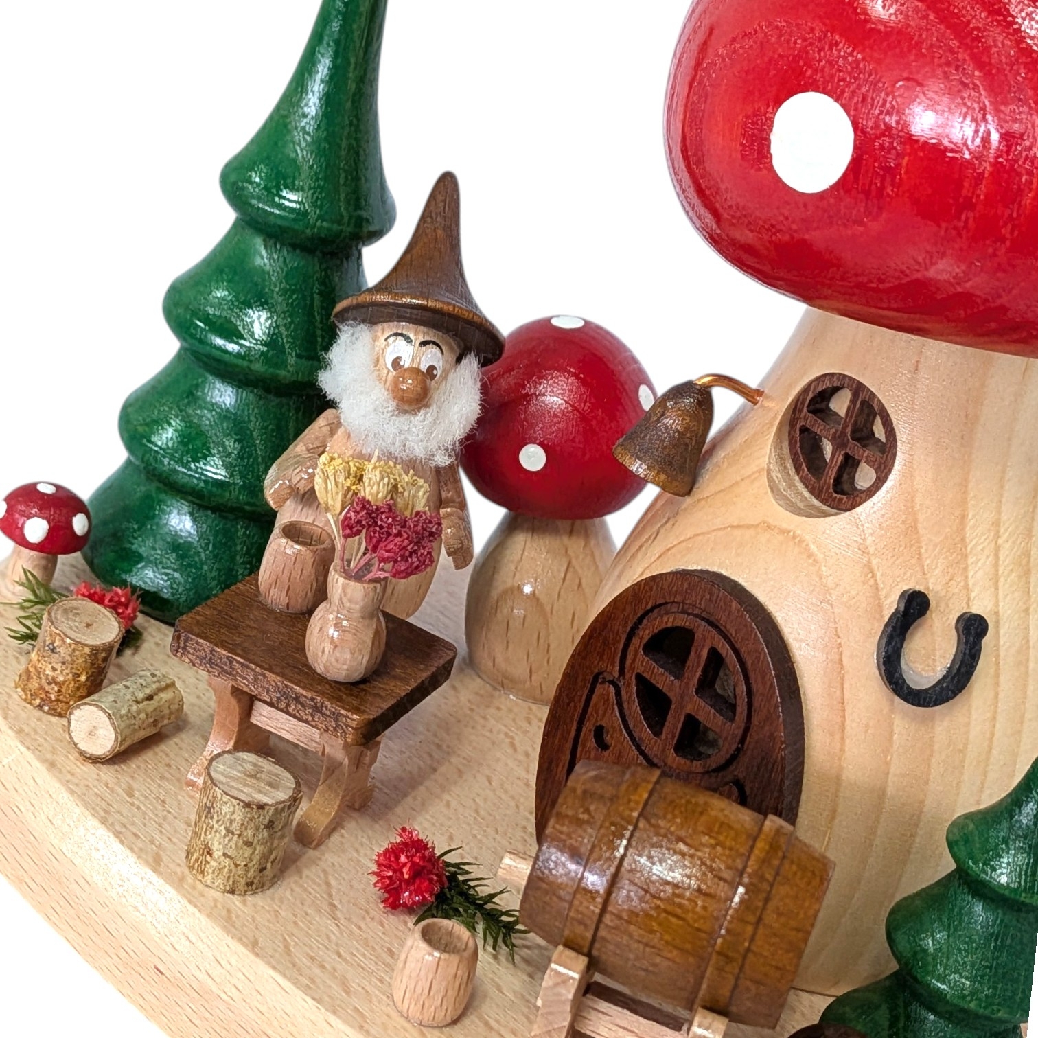 Räucherfigur Pilzhaus Pilzschänke