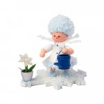 Schneeflöckchen mit Gieskanne