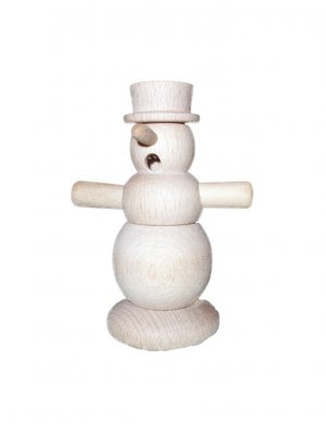 Bastelset Räucherfigur Schneemann