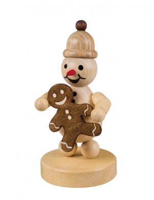 Schneemann Junior mit Lebkuchenmann