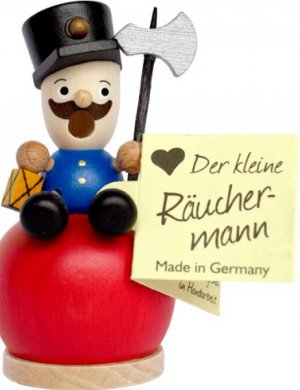 Mini-Räucherfigur Nachtwächter, rot