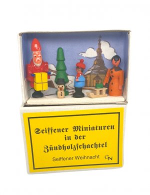 Zündholzschachtel - Seiffener Weihnachten