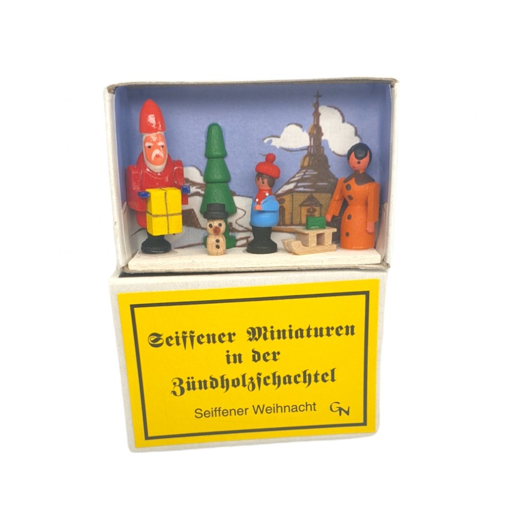 Zündholzschachtel - Seiffener Weihnachten