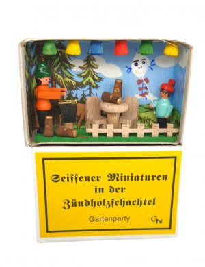 Zündholzschachtel - Gartenparty