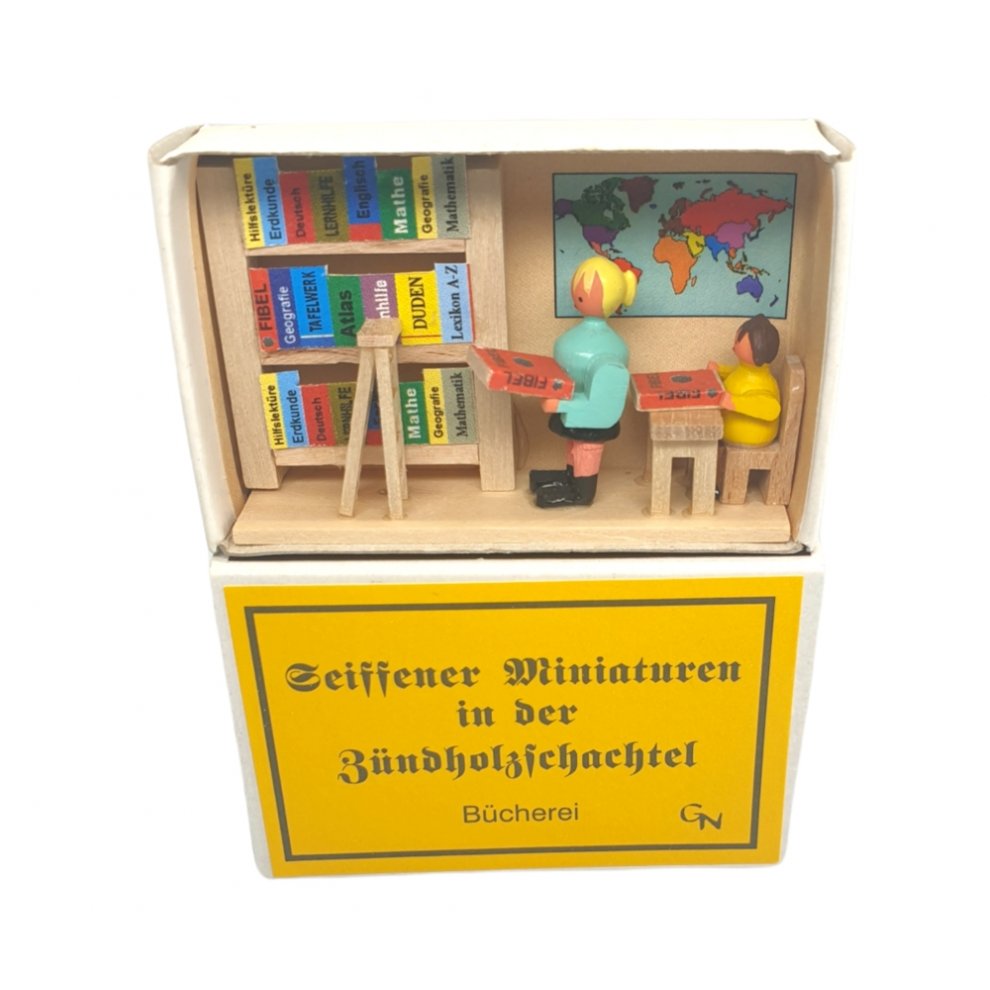 Zündholzschachtel - Bücherei