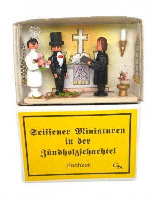 Zündholzschachtel - Hochzeit