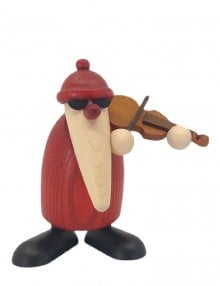 Weihnachtsmann mit Geige