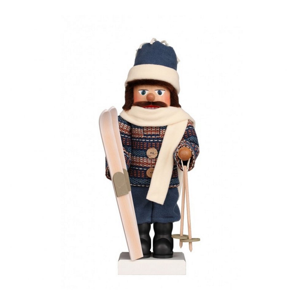 Nussknacker Skifahrer