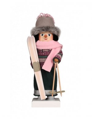 Nussknacker Skifahrerin