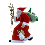 Weihnachtsfigur - Weihnachtsmann mit Glocken