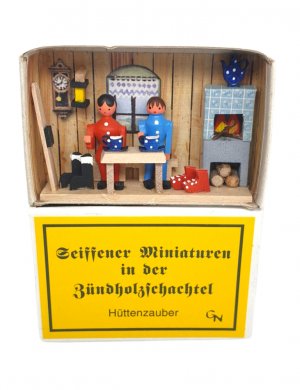 Zündholzschachtel - Hüttenzauber