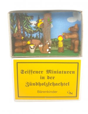 Zündholzschachtel - Bärenkinder