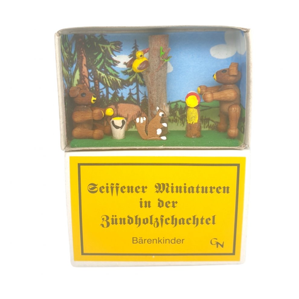 Zündholzschachtel - Bärenkinder