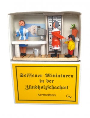 Zündholzschachtel - Arzthelferin