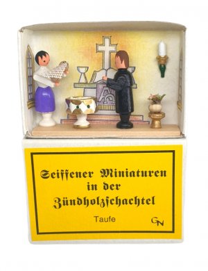 Zündholzschachtel - Taufe